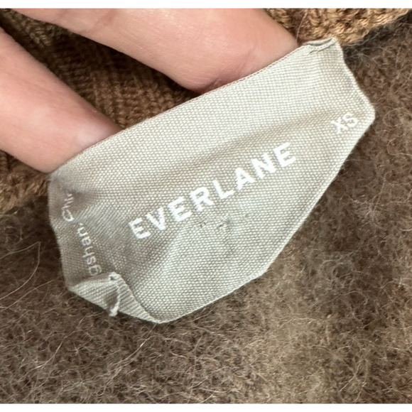 Everlane Alpaca Tiger Jacquard Cardigan Sweater Button Up, XS - Picture 6 of 9